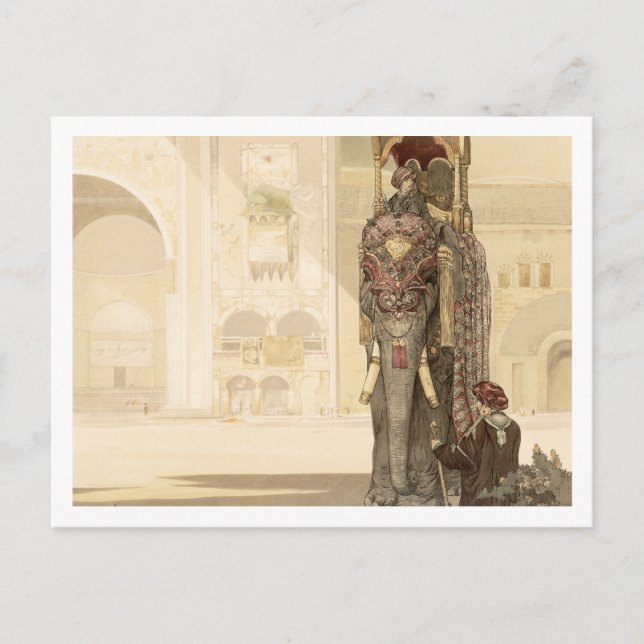 Ceremonial Elephant, from 'The Jungle Book' by Rud Postcard (Front)