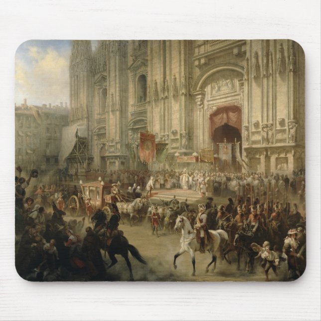 Ceremonial reception of Field-marshal Mouse Pad (Front)