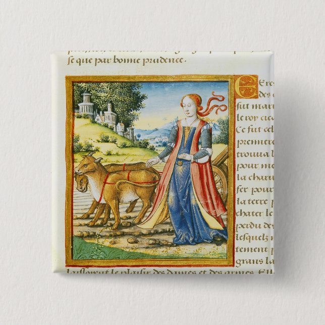 Ceres 15 Cm Square Badge (Front)