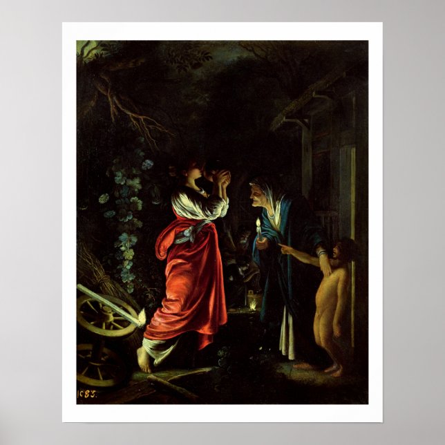 Ceres and Stellio (oil on copper) Poster (Front)