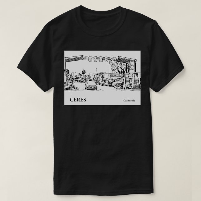 Ceres California TShirt 2 (Design Front)