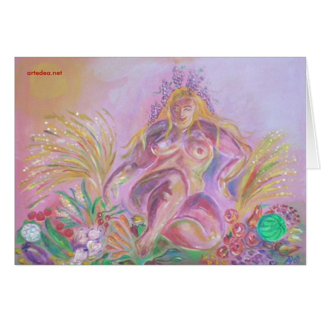 Ceres greeting card (Front Horizontal)