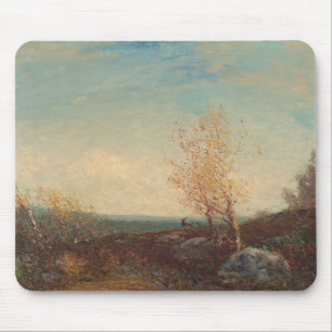 Cerf Dans La Forêt De Fontainebleau Félix Ziem Mouse Pad