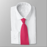 Cerise Pink Hidden Initials Solid Colour Neck Tie<br><div class="desc">Cerise Pink Hidden Initials Solid Colour. For weddings or everyday use, with initials hIdden on the back which you can easily personalise or delete if not required. Can be changed to any colour of your choice via the Customise Further option, or please message me if you need help with this....</div>