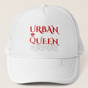 CERISE PINK URBAN CROWN RARE DIAMOND FOAM WOMEN'S TRUCKER HAT