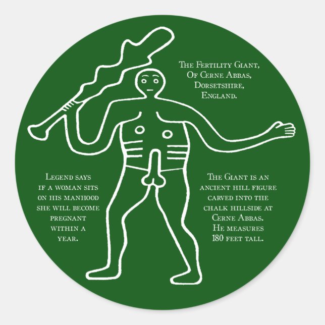 Cerne Giant Classic Round Sticker (Front)