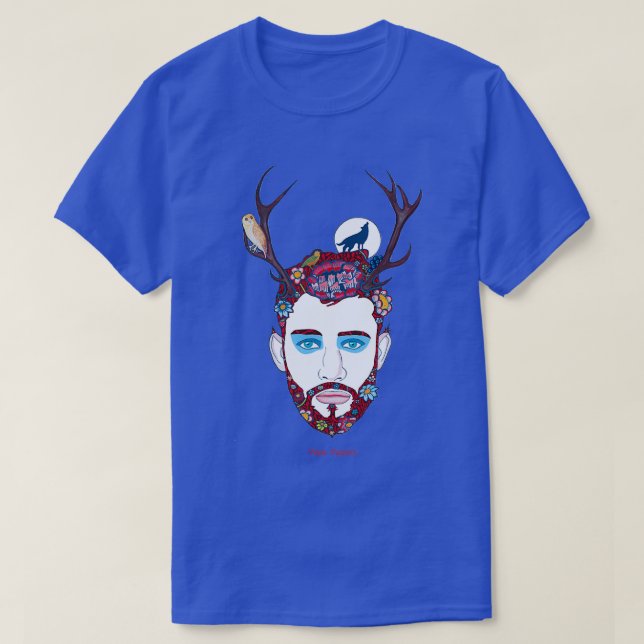 Cernunnos Wild God of the Forest Classic TShirt (Design Front)