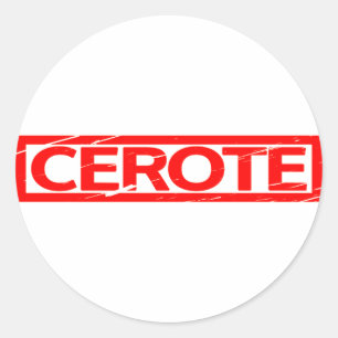 Cerote Stamp Classic Round Sticker