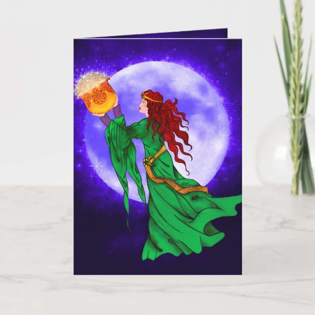 Cerridwen of The Cauldron Cards (Front)