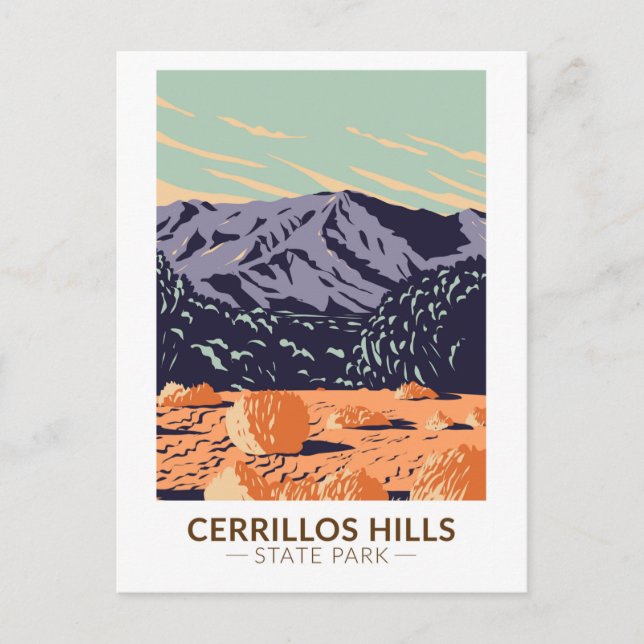 Cerrillos Hills State Park New Mexico Vintage Postcard (Front)