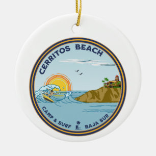 Cerritos Beach Baja California Sur Mexico Ceramic Ornament