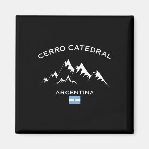 Cerro Catedral Argentina Ski Resort Andes Mountain Magnet