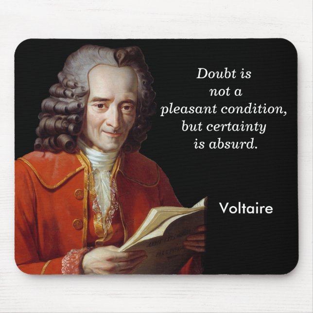 Certainty is absurd -mousepad mouse pad (Front)