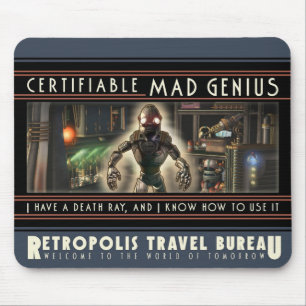 Certifiable Mad Genius Mouse Pad