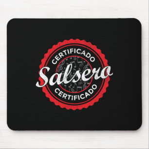 Certificado Salsero Funny Salsa Dancing  Mouse Pad