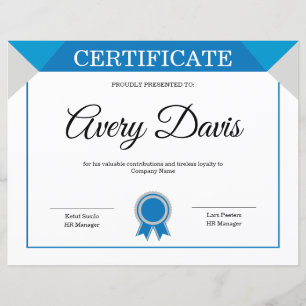 Certificate of Appreciation Template