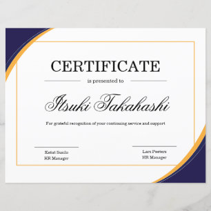 Certificate of Appreciation Template