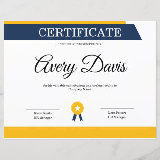Certificate of Appreciation Template
