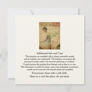 Certificate of Authenticity Template for Artist II