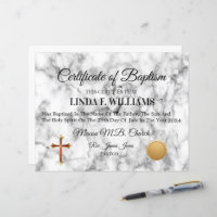 Certificate of Baptism