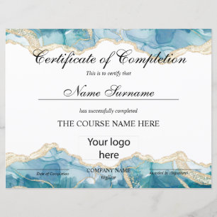 Certificate of Completion Course Completion logo