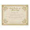 Certificate of Marriage Art Print