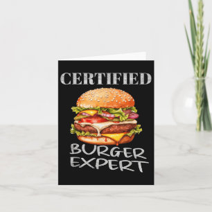 Certified 2025 Expert Funny Foodie Girl Saying Che Card
