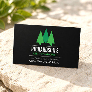 Certified Arborist Business Card