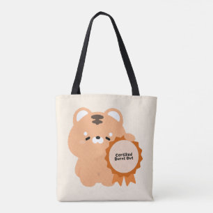 Certified Burnt Out Tiger Tote Bag