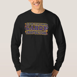 Certified Candy Inspector - Funny Halloween Quote T-Shirt