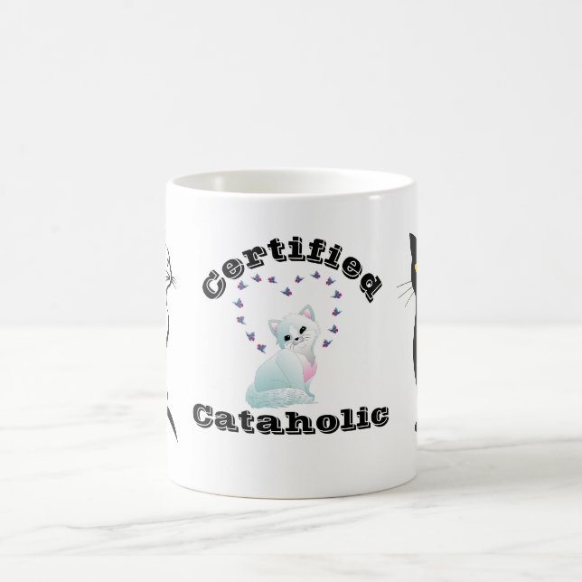 Certified Cataholic Coffee Mug (Center)