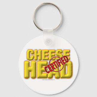 Certified CheeseHead Key Ring