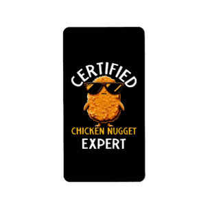  Certified Chicken Nugget Expert Label