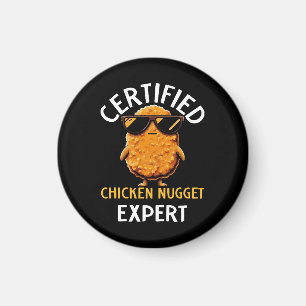 Certified Chicken Nugget Expert Magnet