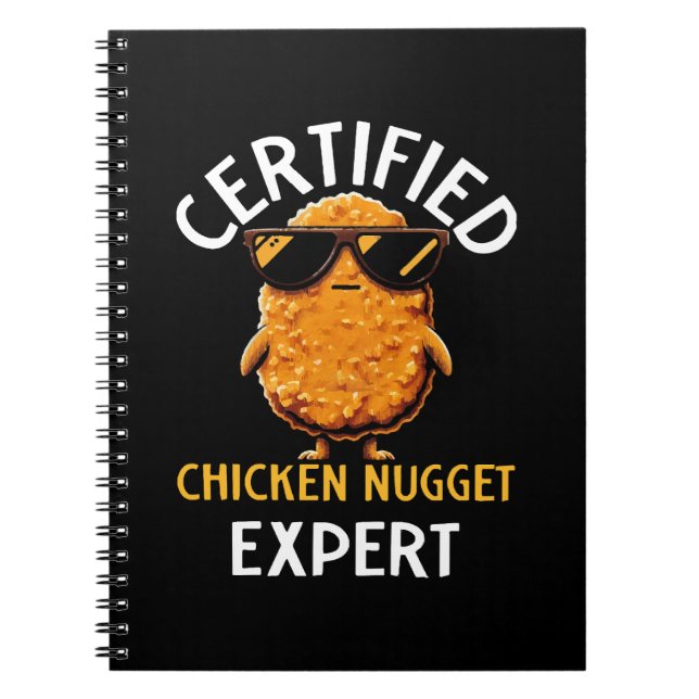  Certified Chicken Nugget Expert Notebook (Front)
