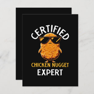  Certified Chicken Nugget Expert RSVP Card