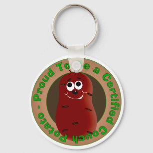 Certified Couch Potato Key Ring