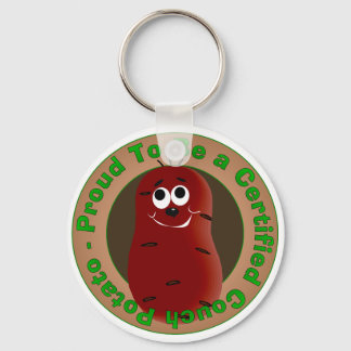 Certified Couch Potato Key Ring