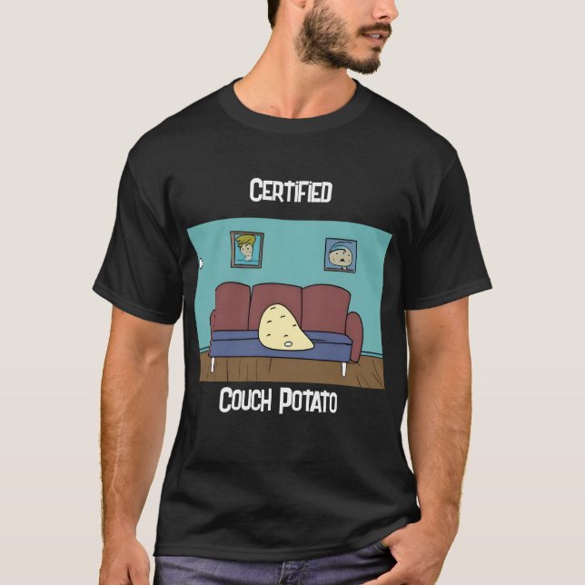 Certified Couch Potato T-Shirt (Front)