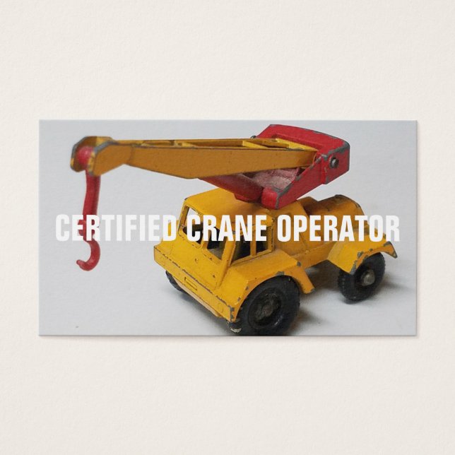 Certified Crane operator (Front)