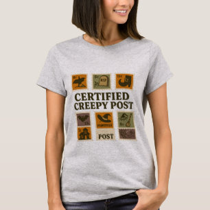Certified Creepy Post Halloween Stamp T-Shirt