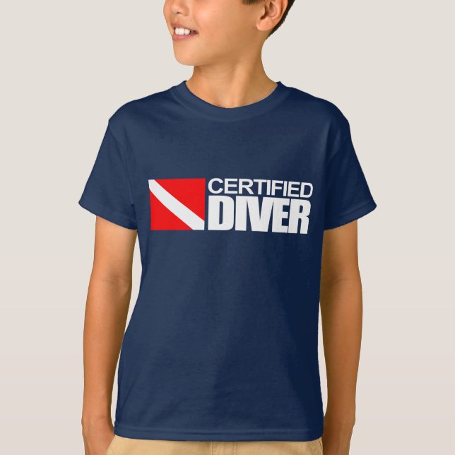 Certified Diver 4 Apparel T-Shirt (Front)