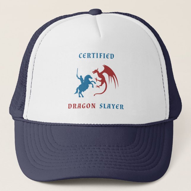 Certified Dragon Slayer Trucker Hat (Front)