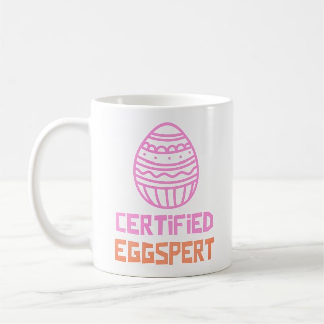 Certified Eggspert Easter Classic Mug (Left)