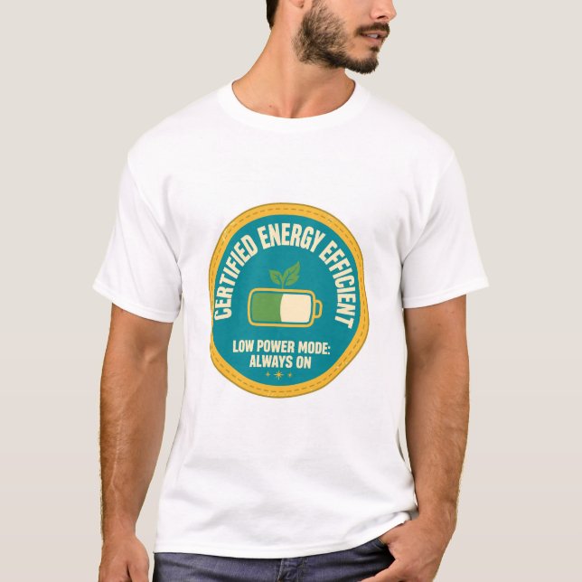 Certified Energy Efficient T-Shirt (Front)
