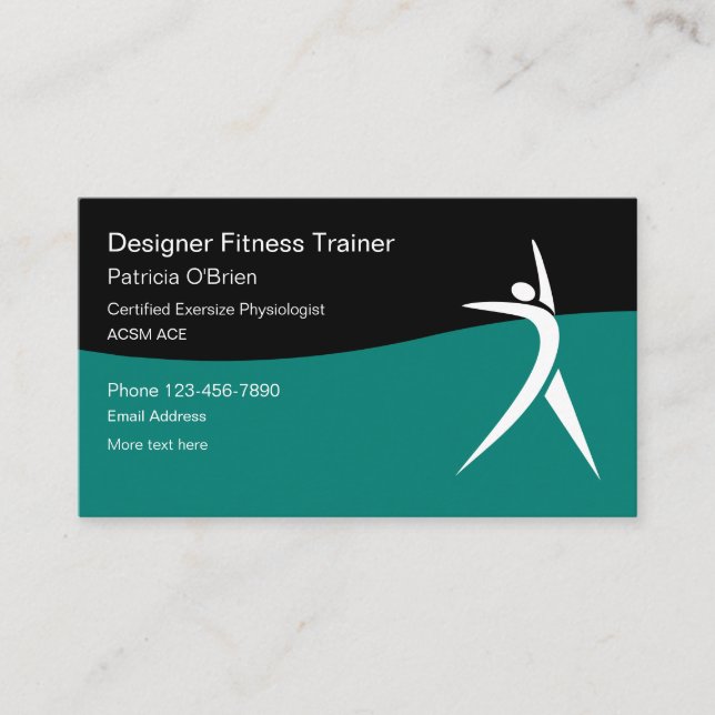 Certified Exercise Physiologist Business Card (Front)