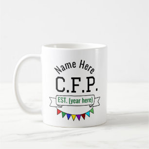 Certified Financial Planner CFP Personalised Coffee Mug