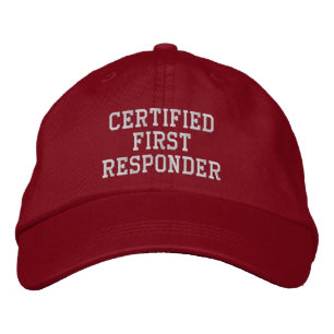 Certified First Responder Embroidered Baseball Hat