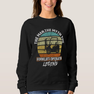 Certified Forklift Grandpa Sweatshirt