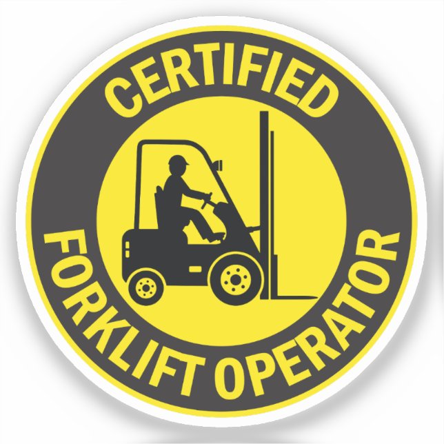 Certified Forklift Operator (Front)